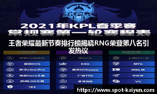 王者荣耀最新节奏排行榜揭晓RNG荣登第八名引发热议